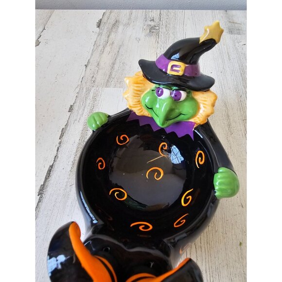 Ganz Halloween witch spreader bull tray party decor shabby chic - Picture 4 of 7